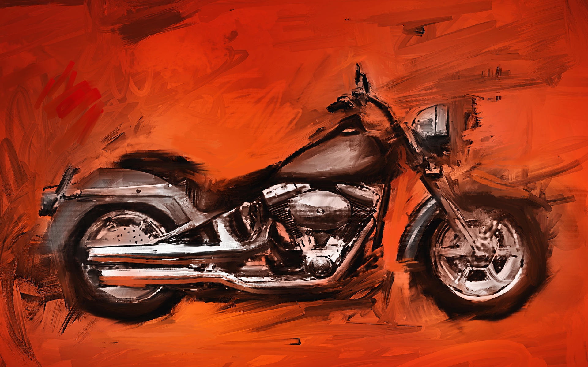 Harley-Davidson illustration